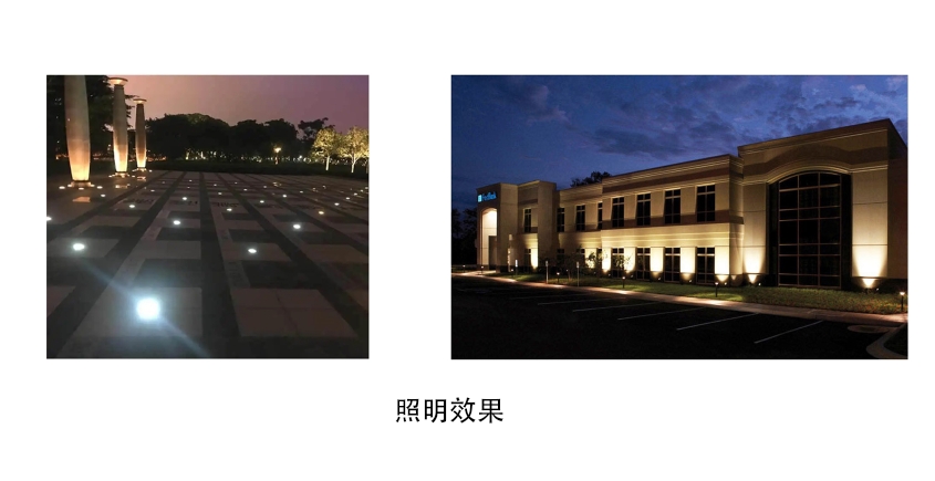 LED地埋燈照明效果圖