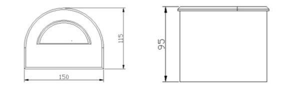 LED地埋燈結構圖