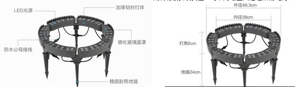 抱树灯结构图 抱树灯结构图