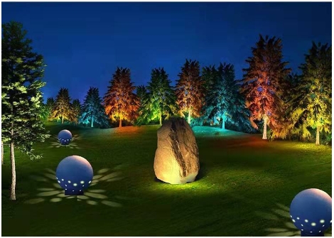 LED抱树灯效果图 LED抱树灯效果图