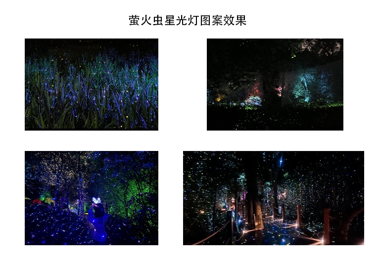 萤火虫星光灯图案效果 萤火虫星光灯图案效果