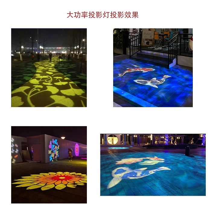 大功率投影灯投影效果