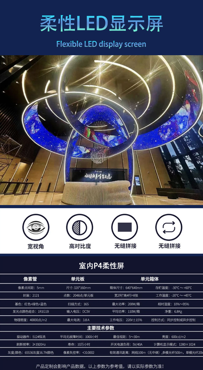 LED异形显示屏P4