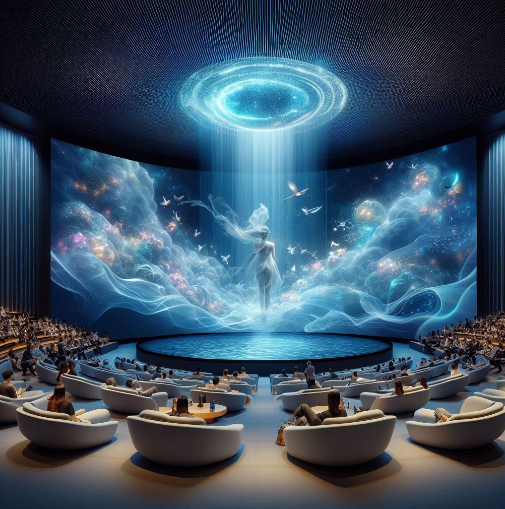 led全息屏展示 led全息屏展示