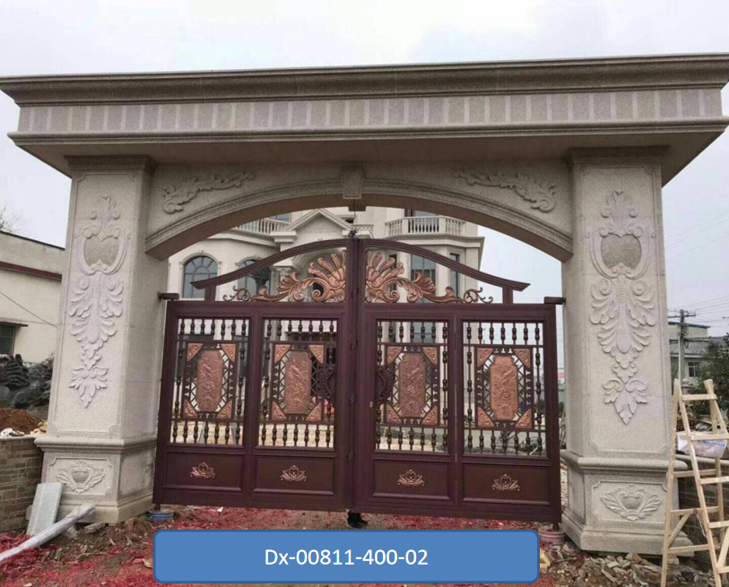 贵州锌钢护栏厂家/铝艺护栏厂家-宏顺护栏工厂-铝艺大门样品,门店联系地址:贵州省贵阳市观山湖区悦城智慧物流园c4栋02号