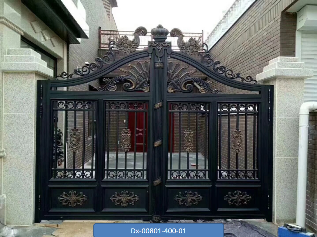 贵州锌钢护栏厂家/铝艺护栏厂家-宏顺护栏工厂-铝艺大门样品，门店联系地址：贵州省贵阳市观山湖区悦城智慧物流园c4栋02号